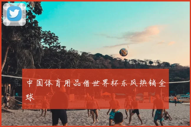 中国体育用品借世界杯东风热销全球
